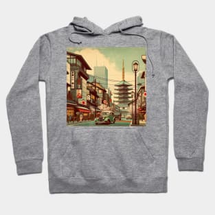 Retro Tokyo Street Japan Hoodie